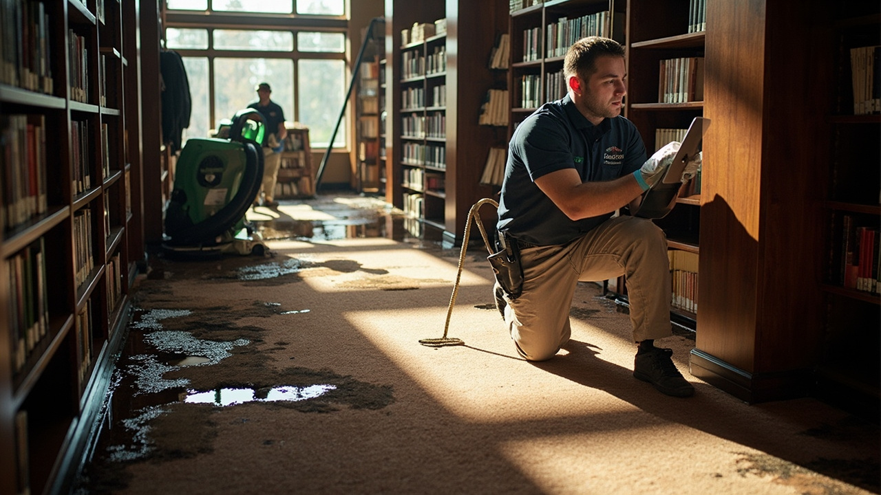 Specialized Protocols for Educational Water Damage Restoration