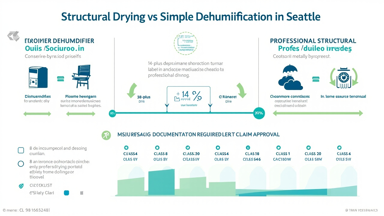 Comparing Structural Drying vs. Simple Dehumidification for Northgate Properties
