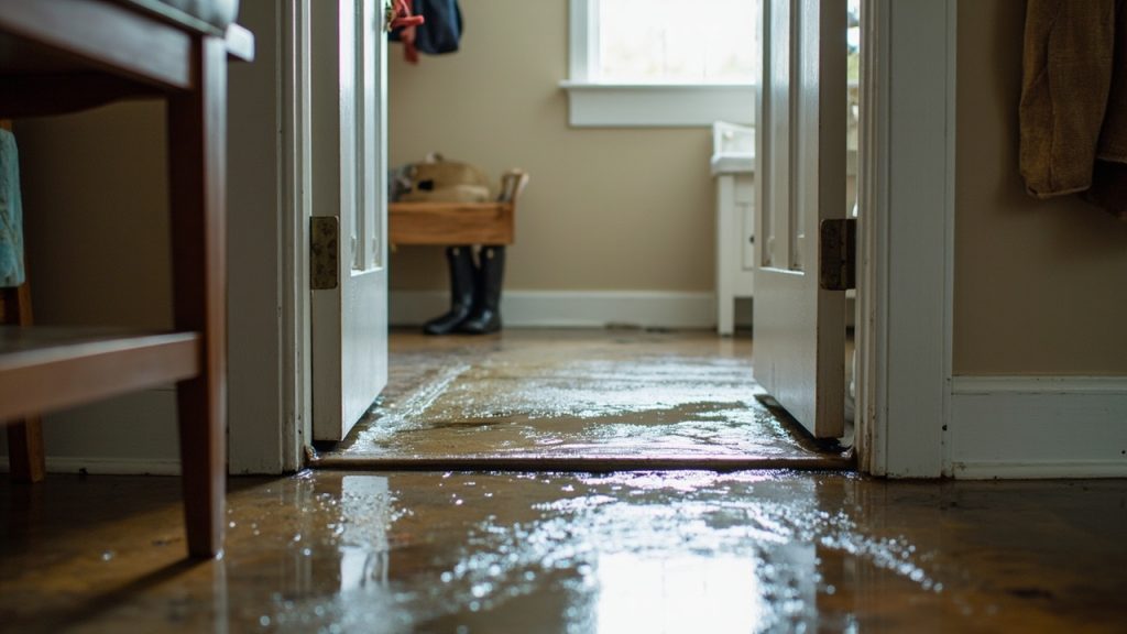 Dealing with mudroom flooding after a pacific nort