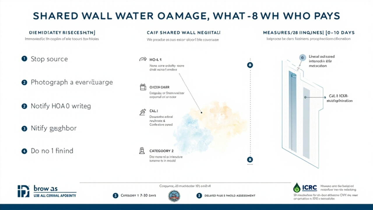 Dealing with Water Seeping Through Shared Walls in Othello Townhomes and Rowhouses