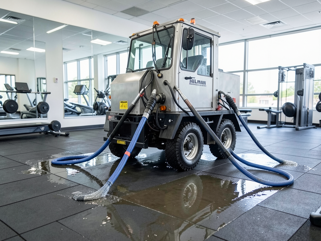 Emergency water extraction for hillman city fitnes