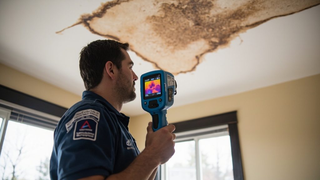 How to fix a leaking attic and ceiling in your fre