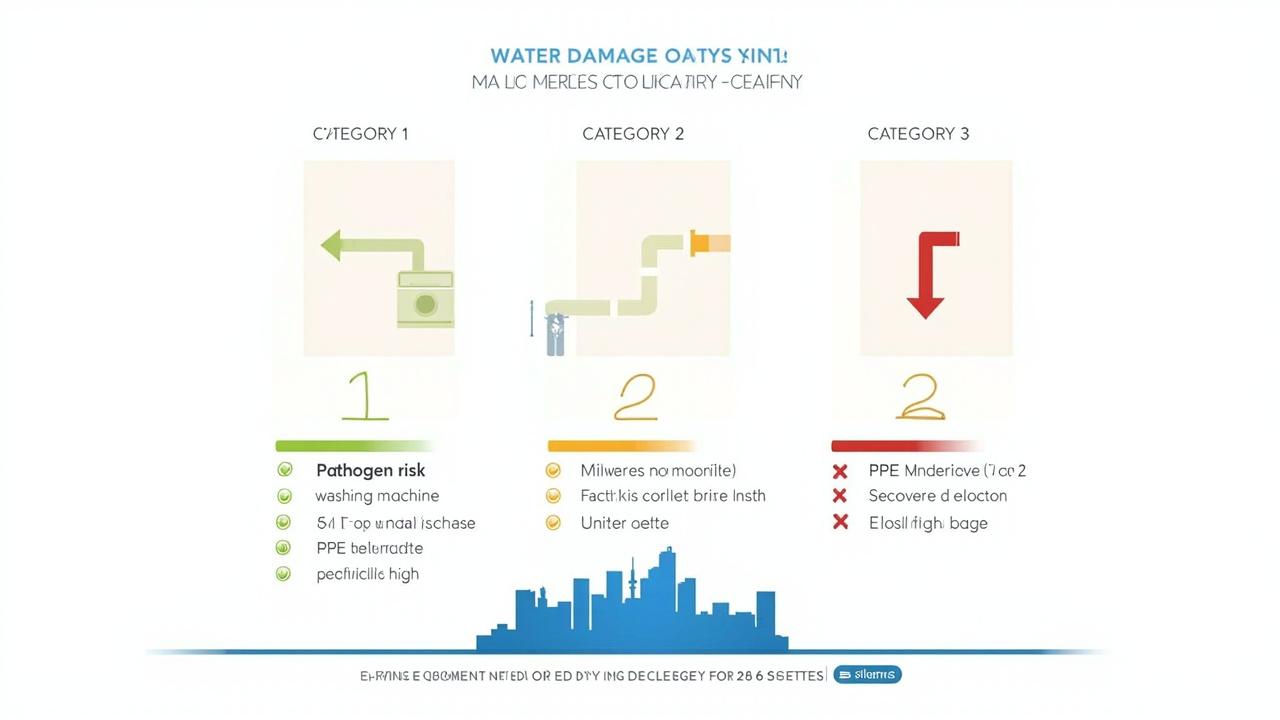 How to Tell if Your Water Damage is Category 3 and Unsafe for Your Kenmore Family