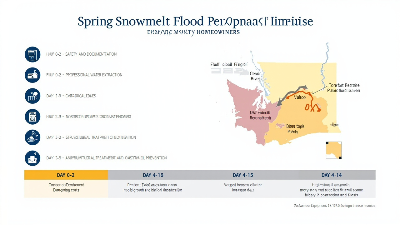 Managing the Impact of Spring Snowmelt on Properties Near the Cedar River