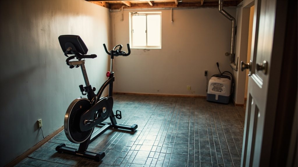 Protecting your home gym equipment from basement h
