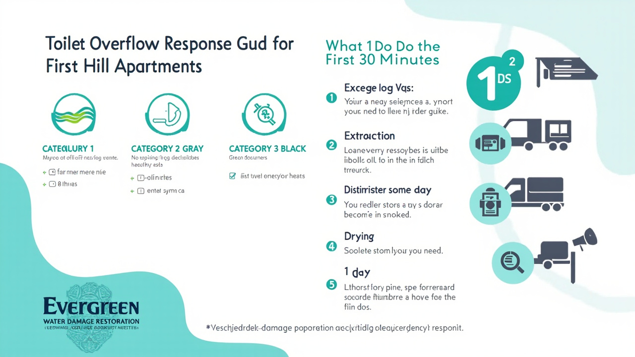Steps to Take When an Upstairs Toilet Overflows in Your First Hill Apartment