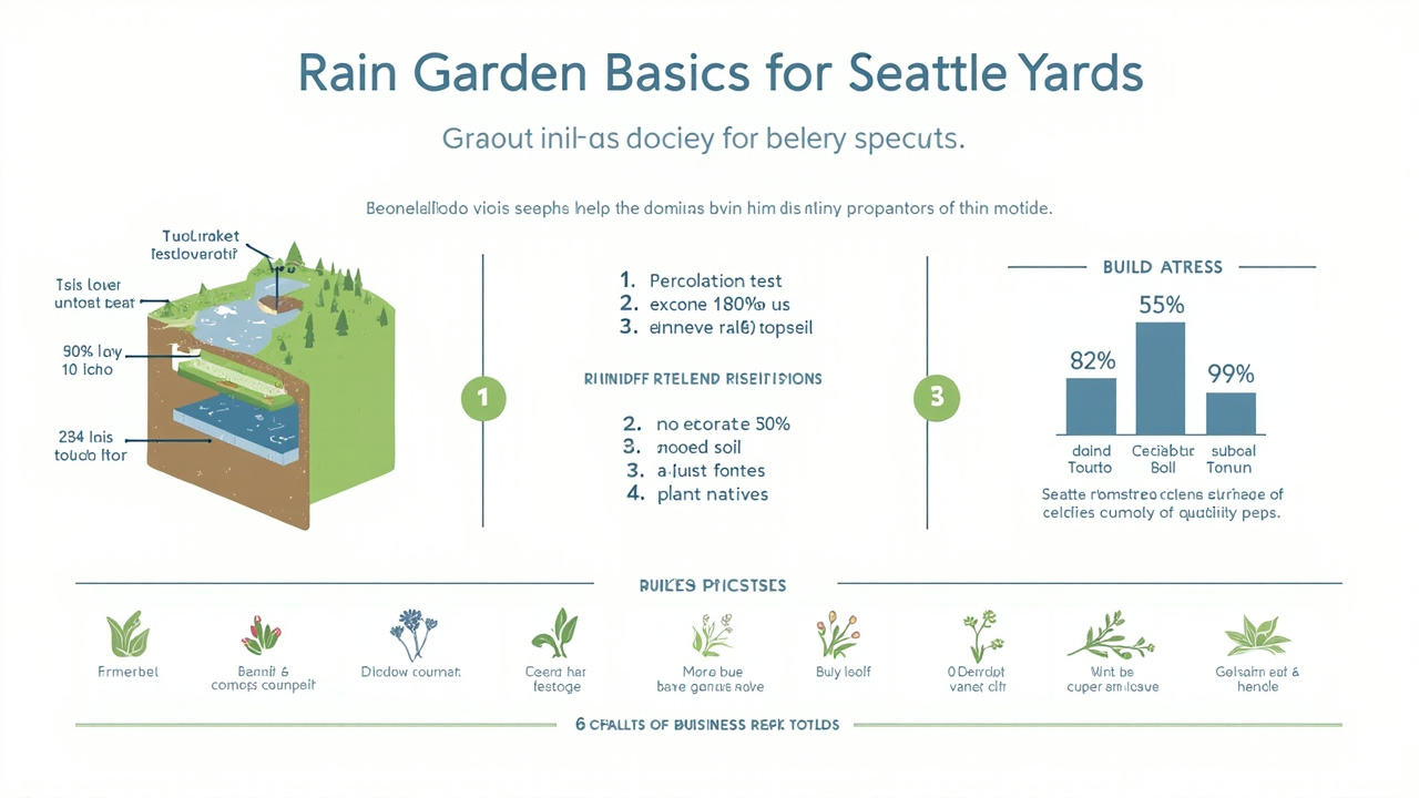 Using Rain Gardens and Native Plants to Manage Yard Drainage in Bitter Lake