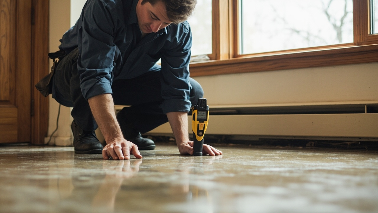 Warning Signs of a Slab Leak Under Your Concrete Floor in Des Moines