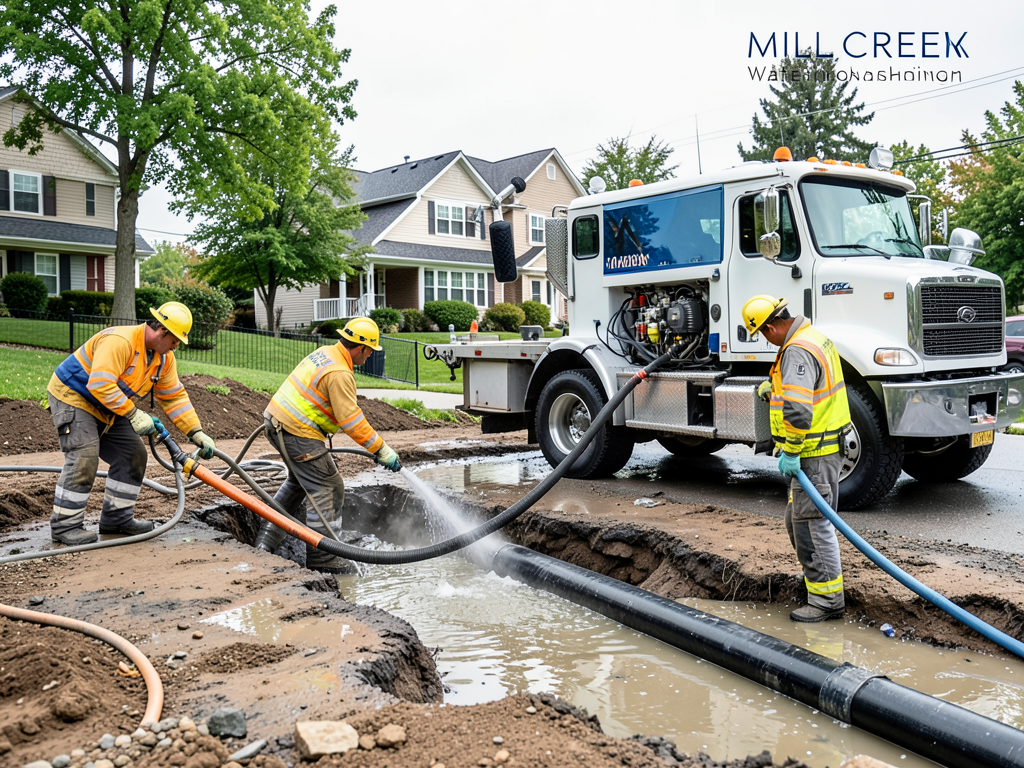 What Happens When a Water Main Breaks Near Your Mill Creek Property