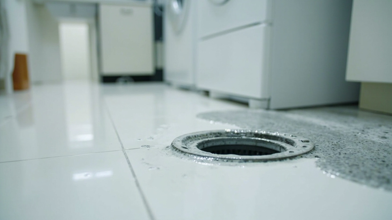 What to Do When the Floor Drain in Your Laundry Room Backs Up and Floods