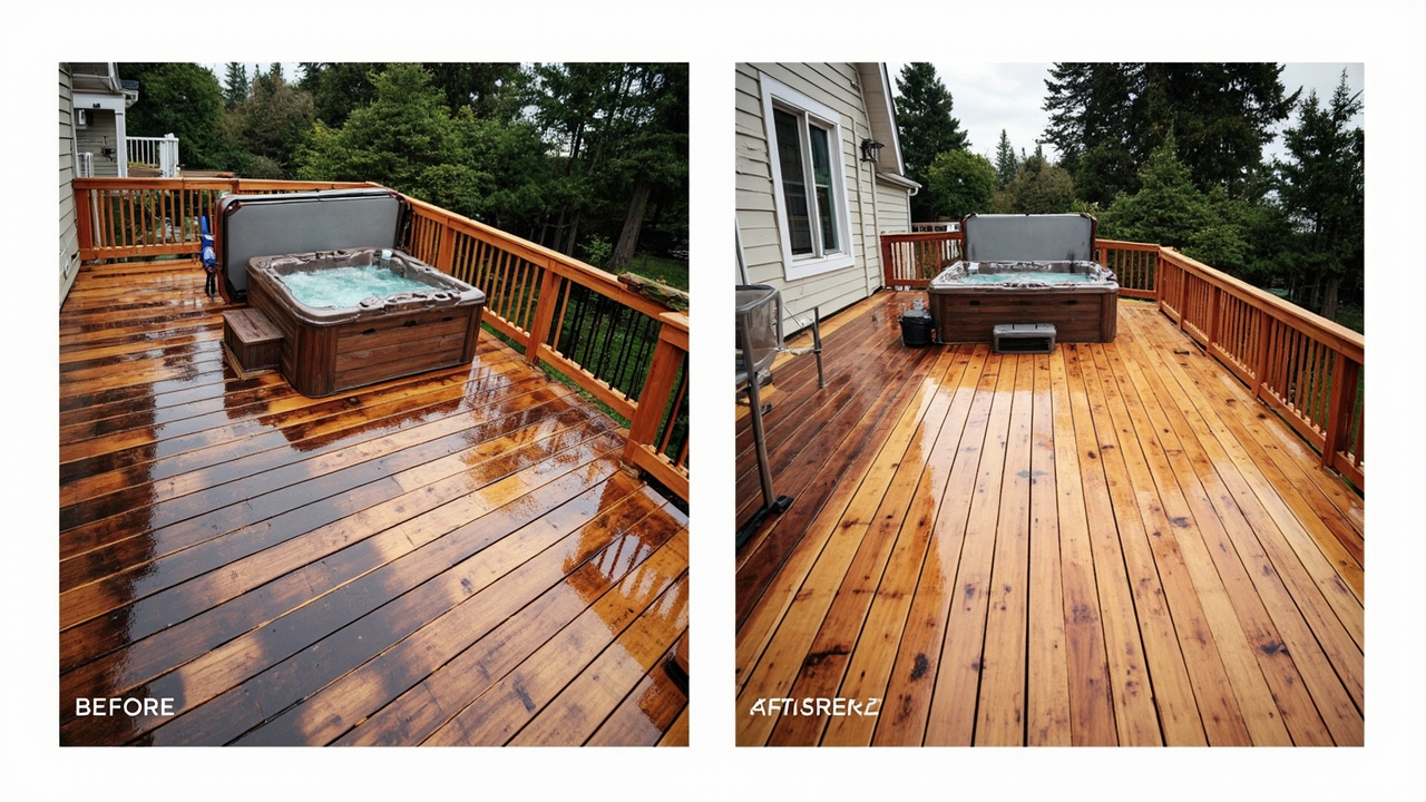 What to Do When Your Hot Tub Leaks on Your Wood Deck in Blue Ridge
