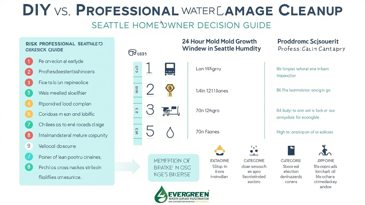 Why DIY Water Damage Cleanup Often Fails for Homeowners in Madison Park