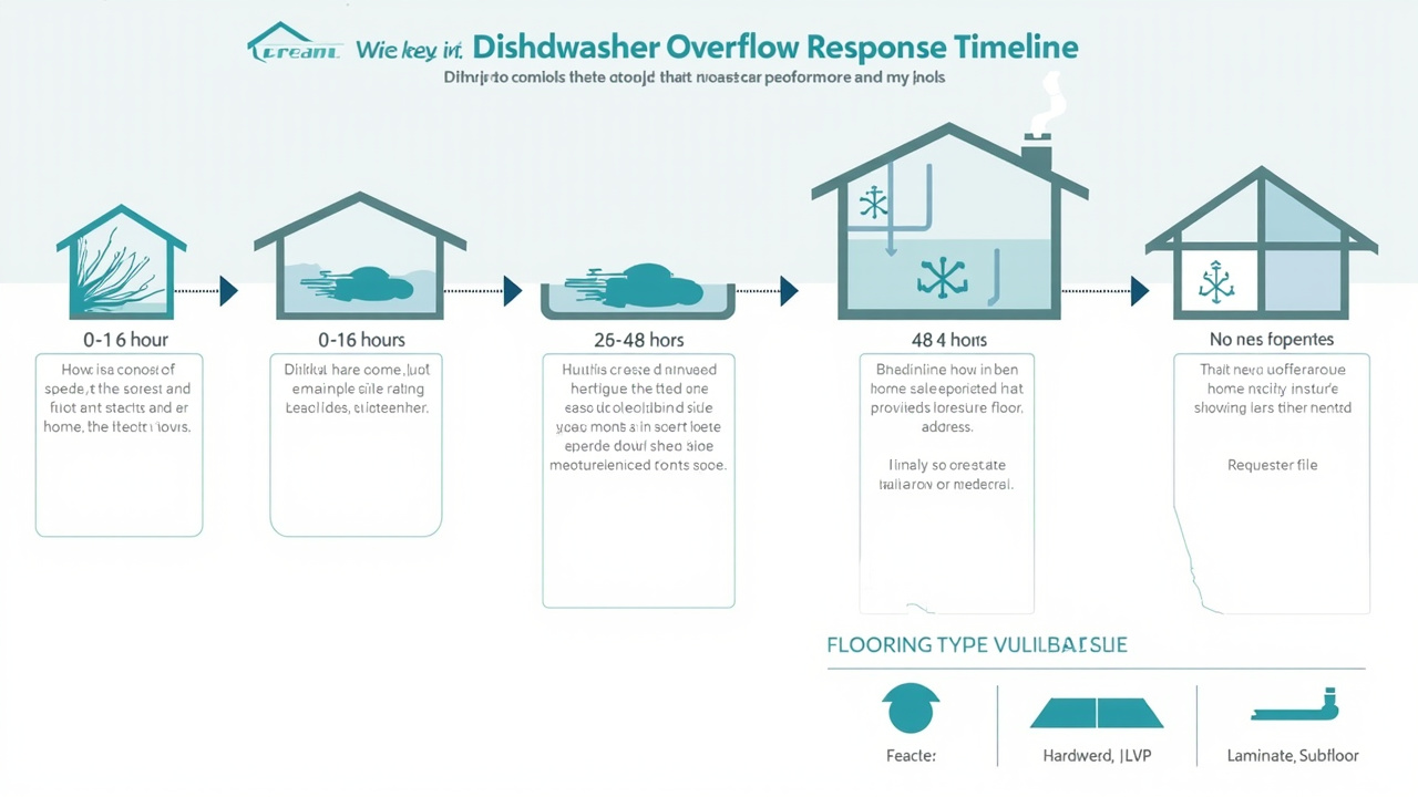 Why You Shouldn't Wait to Dry Out Your Kitchen After a Dishwasher Overflow in Woodinville