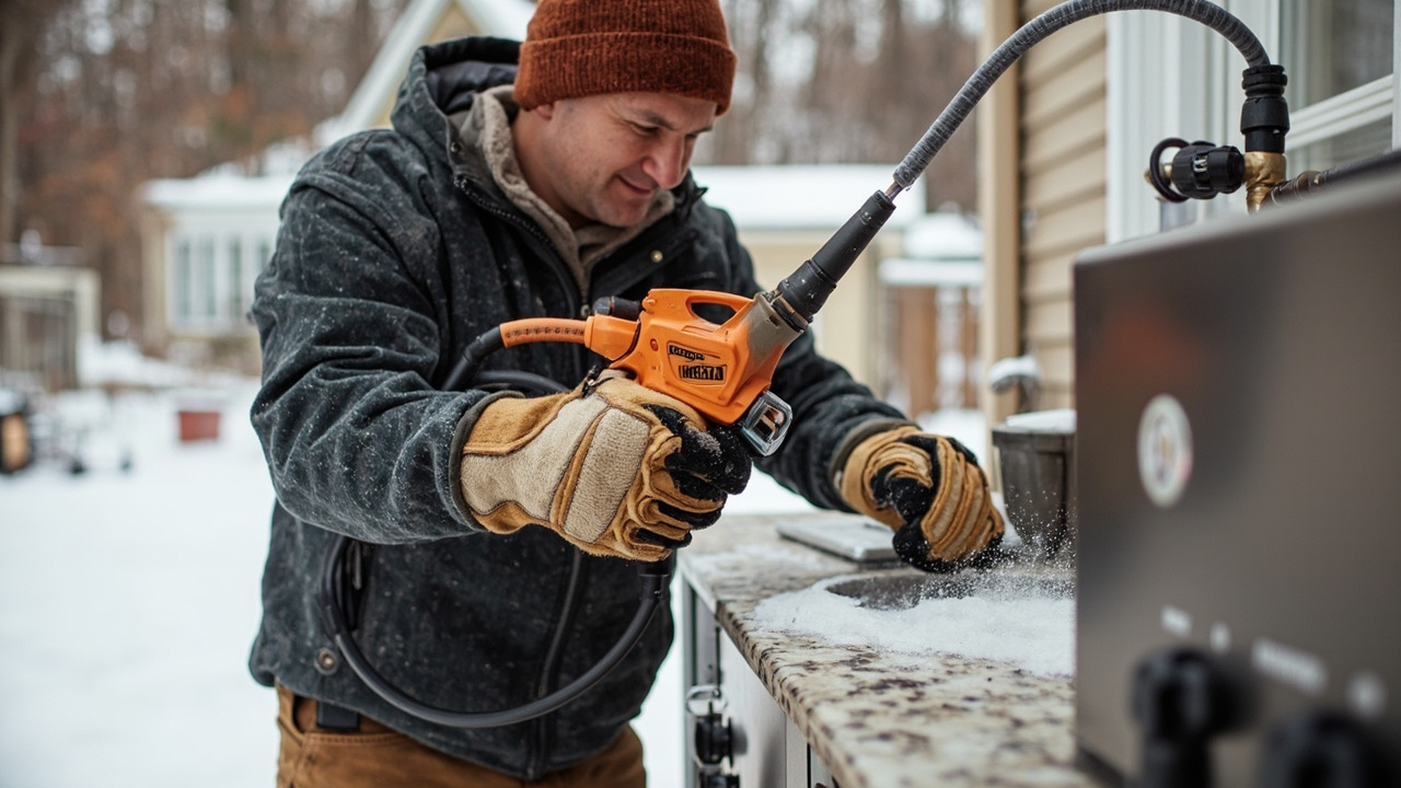 Why Your Outdoor Kitchen in Genesee Needs Winterizing to Prevent Burst Pipes