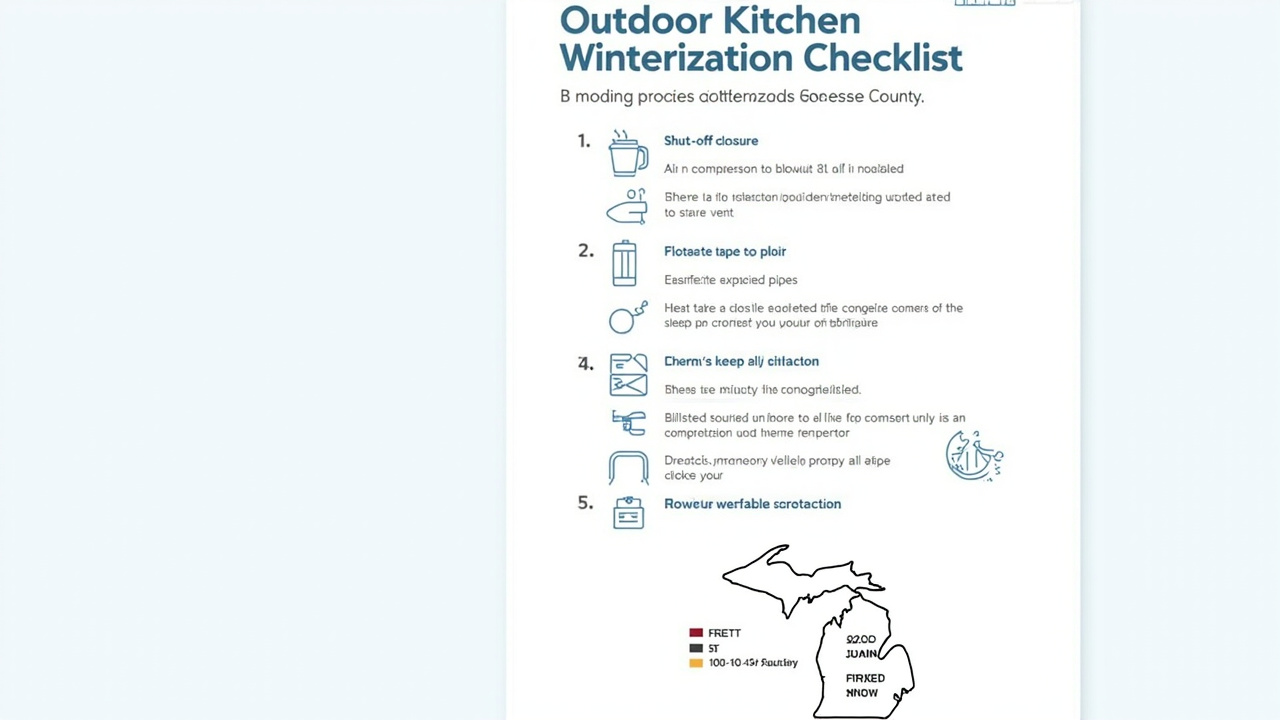 Why Your Outdoor Kitchen in Genesee Needs Winterizing to Prevent Burst Pipes
